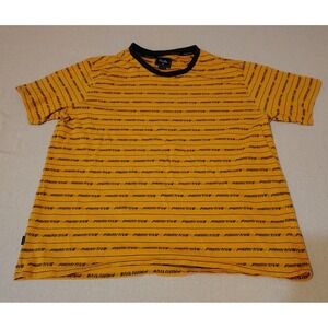 Primitive‎ Skateboarding Surfing All Over Print T Shirt Yellow Black Mens XL YY